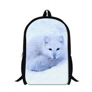 Creativebags Teenagers Kids Satchel School Backpack Travel Bags Animal Fox 3D Design printing 16 Inch by CreativeBags