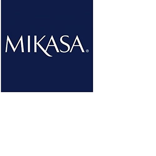  CreativeTops Mikasa Azores Stoneware Patterned Salad/Pasta Serving Bowl, 26 cm (10) - White/Blue