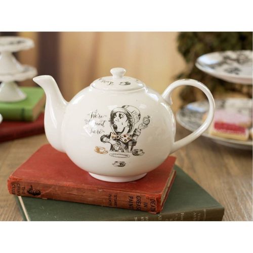  CreativeTops Creative Tops V&a Alice In Wonderland Large 4 Cup Ceramic Teapot