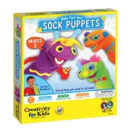 Creativity for Kids My First Sock Puppets - Hand Puppets for Kids - Mess Free and Travel Friendy