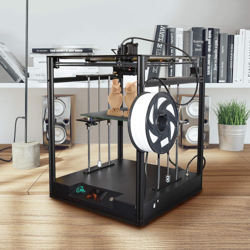  Creativity BestNew CoreXY ELF Double Z axis Support Auto-Leveling 3D Printer 300x300x350MM, High Precision Aluminum Profile Frame Large Area(Short Range Standard)