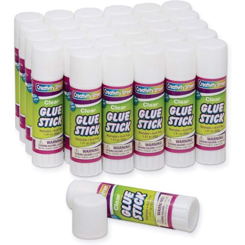  [아마존베스트]Creativity Street Jumbo Glue Sticks, 30-Pack, White, 1.41-Ounce