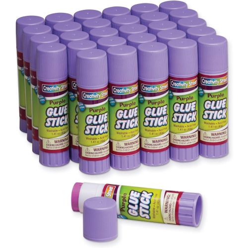  [아마존베스트]Creativity Street Jumbo Glue Sticks, 30-Pack, Purple, 1.41-Ounce