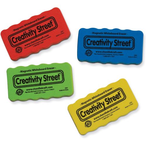  [아마존베스트]Creativity Street Magnetic Chalk and Whiteboard Erasers, 4-Pack (AC2083)