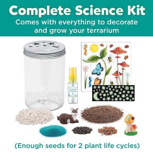  Creativity for Kids Grow n Glow Terrarium - Science Kit for Kids