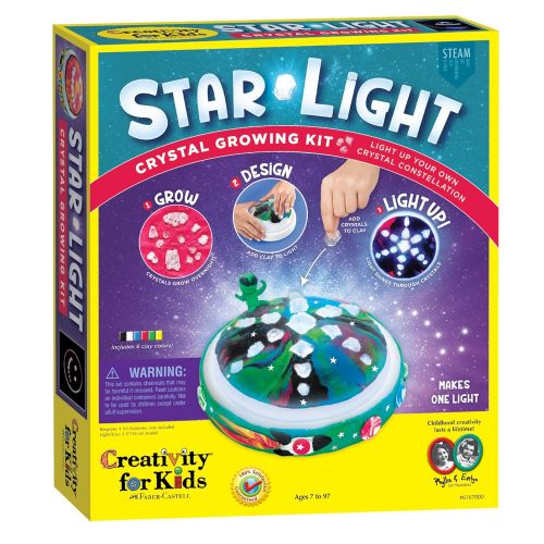  Creativity for Kids Star Light Crystal Growing Kit - Create A Crystal Constellation Light