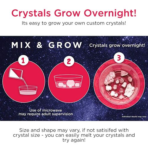  Creativity for Kids Star Light Crystal Growing Kit - Create A Crystal Constellation Light