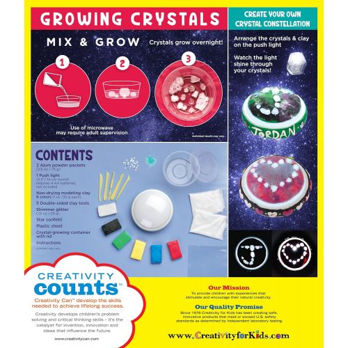  Creativity for Kids Star Light Crystal Growing Kit - Create A Crystal Constellation Light