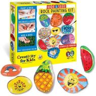 [아마존베스트]Creativity for Kids Hide & Seek Rock Painting Kit - Arts & Crafts For Kids - Includes Rocks & Waterproof Paint
