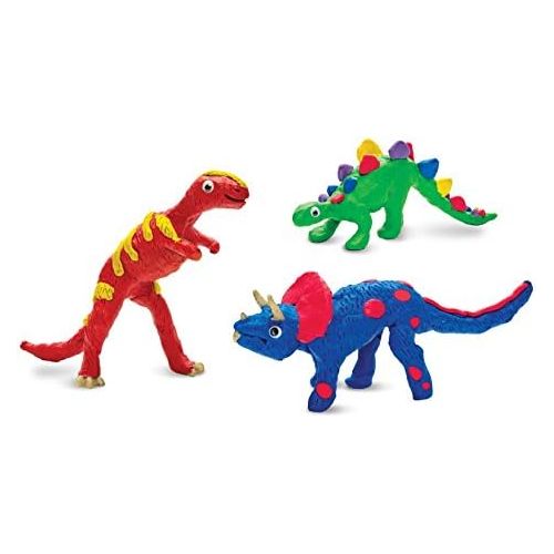  [아마존베스트]Creativity for Kids Create with Clay Dinosaurs - Build 3 Dinosaur Figures with Modeling Clay