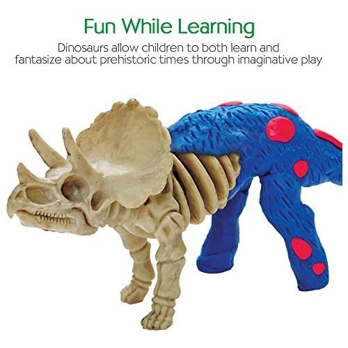  [아마존베스트]Creativity for Kids Create with Clay Dinosaurs - Build 3 Dinosaur Figures with Modeling Clay