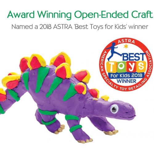  [아마존베스트]Creativity for Kids Create with Clay Dinosaurs - Build 3 Dinosaur Figures with Modeling Clay