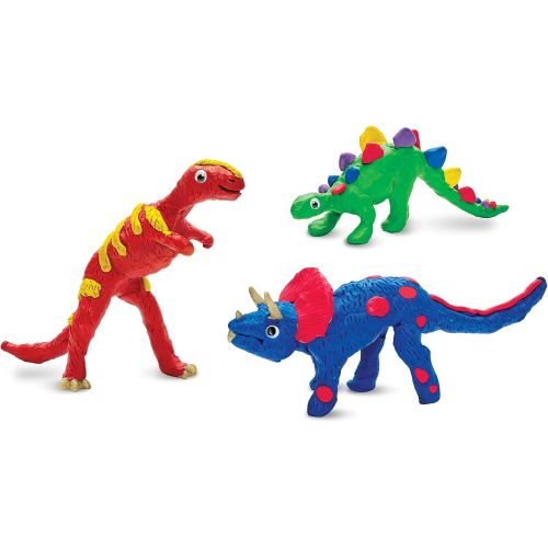  [아마존베스트]Creativity for Kids Create with Clay Dinosaurs - Build 3 Dinosaur Figures with Modeling Clay