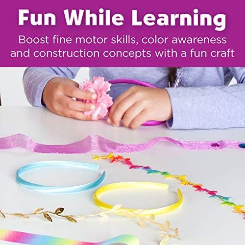  [아마존베스트]Creativity for Kids Fashion Headbands Craft Kit, Makes 10 Unique Hair Accessories