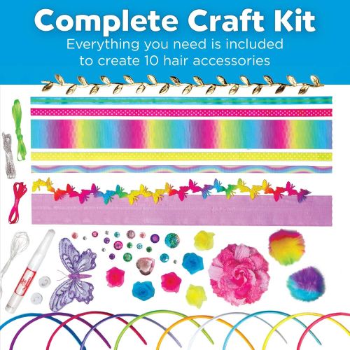  [아마존베스트]Creativity for Kids Fashion Headbands Craft Kit, Makes 10 Unique Hair Accessories