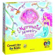 [아마존베스트]Creativity for Kids Mermaid Jewelry - String Mermaid Beads, Create 8 Jewelry Pieces - Great for Beginners