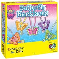 [아마존베스트]Creativity for Kids Butterfly Necklaces - Childrens Jewelry Making Craft Kit - Makes 6 Necklaces