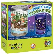 [아마존베스트]Creativity For Kids Grow N Glow Terrarium Science Kits for Kids - Create Your Own Mini Ecosystem, Educational Toys