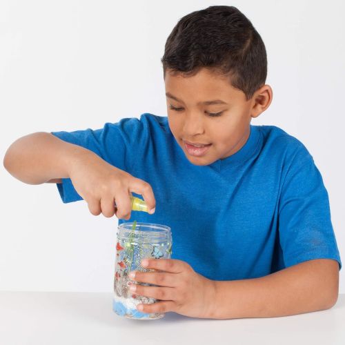  [아마존베스트]Creativity For Kids Grow N Glow Terrarium Science Kits for Kids - Create Your Own Mini Ecosystem, Educational Toys