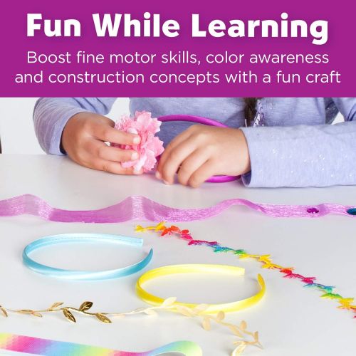  Creativity for Kids Fashion Headbands Craft Kit, Makes 10 Unique Hair Accessories