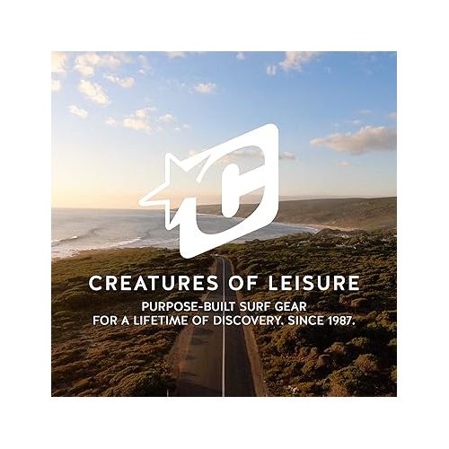  Creatures of Leisure 2023 Hardwear Longboard Day Use, 5mm Foam Protection, Diamond Tech 2.0, Aero Mesh Ventilation System, Stash Shoulder Strap