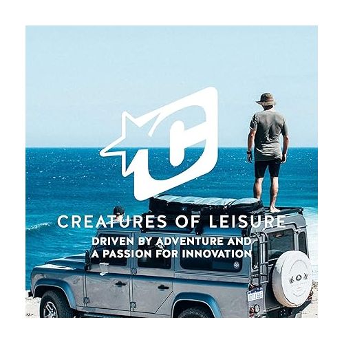  Creatures of Leisure Bodyboard Double Cover, Black Citrus BoardBag