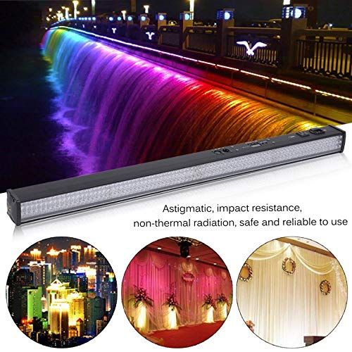  CremeBruluee Wall Wash Bar Light 252 LED RGB Wash Strobe Lamp Disco Stage Effect Lamp