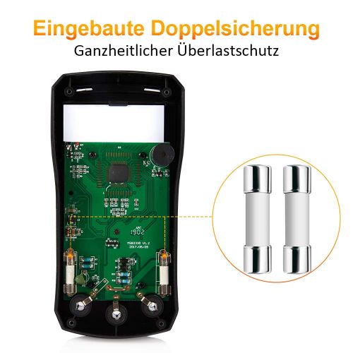  [아마존 핫딜]  [아마존핫딜]Crenova MS8233D Automatisch Digital Multimeter Tragbare Pruefvorrichtung fuer Zuhause mit LCD-Anzeige und Hintergrundlicht