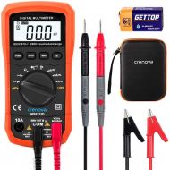 [아마존베스트]Crenova MS8233D Auto-Ranging Digital Multimeter Home Measuring Tools with Backlight LCD Display