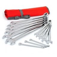 Crescent CCWS4 14-Piece SAE Combination Wrench Set with Roll Pouch