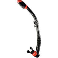 Cressi Adult Diving Dry Snorkel with Splash Guard and Top Valve - Supernova Dry: Designed in Italy