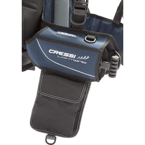 크레시 Cressi Travel-Friendly Light Back Inflation BCD for Scuba Diving - Lightwing : Made in Europe