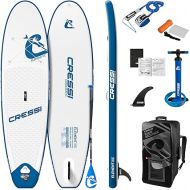 Cressi Inflatable Stand Up Paddle Board Set - Pump, Paddle, Backpack, included - Double Wall Construction - Different Sizes - Up to 264 lb Load - Element: Designed in Italy by Cressi
