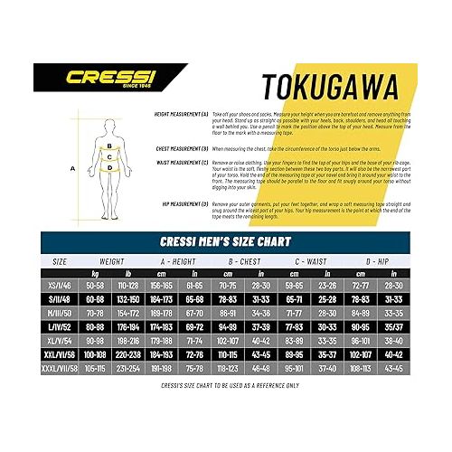 크레시 Cressi Tokugawa Open Cell Neoprene w/Hood 3.5mm Man, L