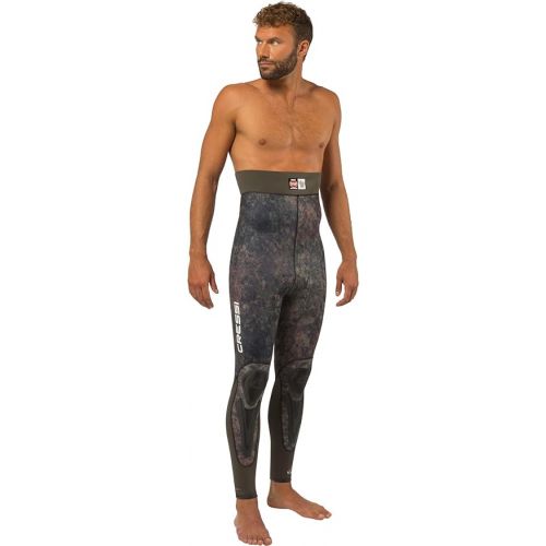 크레시 Freediving Camouflage Adult 2-PC Wetsuit - Open-Cell Comfortable Neoprene - Seppia: Designed in Italy by Cressi, Quality Since 1946