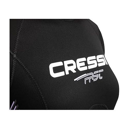 크레시 Cressi Ladies' Full Wetsuit Back-Zip for Scuba Diving & Water Activities - Fast 7mm: Designed in Italy