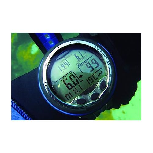 크레시 Cressi Scuba Diving Computer - 3 Dive Programs: Air?Nitrox?Gauge - Dual-mixture Gasses - Backlit Light, Logbook, Ascent Alarms | Giotto: made in Italy