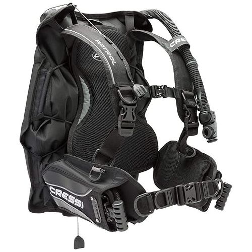 크레시 Travel-Friendly Light Back Inflation BCD for Scuba Diving | Patrol: Designed in Italy