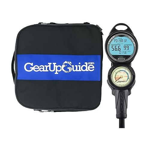 크레시 Cressi Donatello Console 2 Scuba Instrument Package w/GupG Regulator Bag