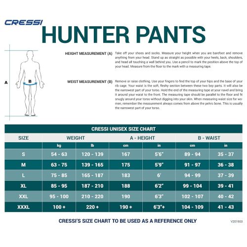 크레시 Cressi Camouflage Spearfishing Rash Guard Pants | Hunter Pants