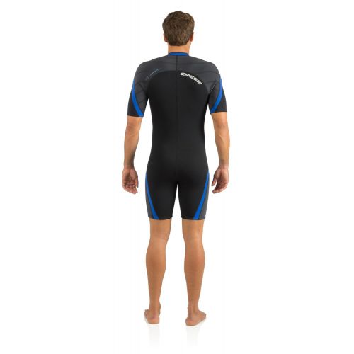 크레시 Cressi Shorty Mens Wetsuit for Scuba Diving, Snorkeling, Windsurfing - 2.5mm Neoprene | Playa Flex