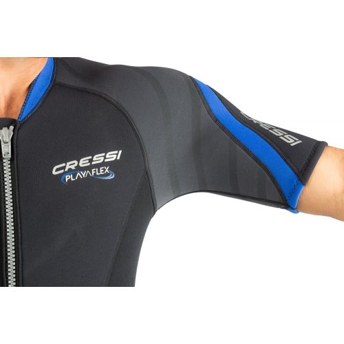 크레시 Cressi Shorty Mens Wetsuit for Scuba Diving, Snorkeling, Windsurfing - 2.5mm Neoprene | Playa Flex