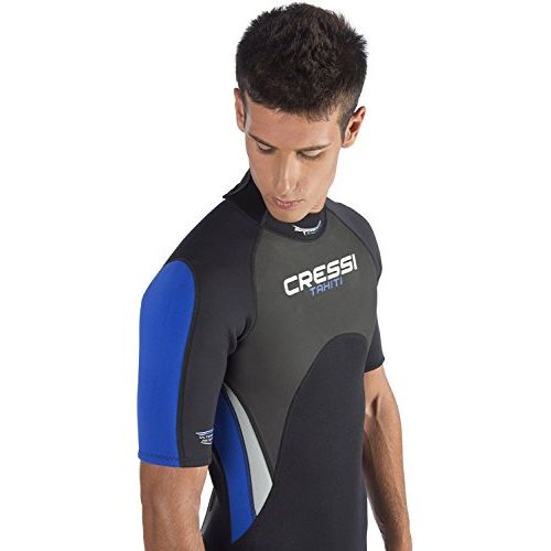 크레시 Cressi Tahiti - Mens Shorty Wetsuit 2.5mm, in Premium High Stretch Neoprene With Hanger