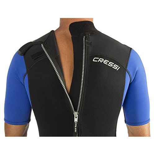 크레시 Cressi Tahiti - Mens Shorty Wetsuit 2.5mm, in Premium High Stretch Neoprene With Hanger