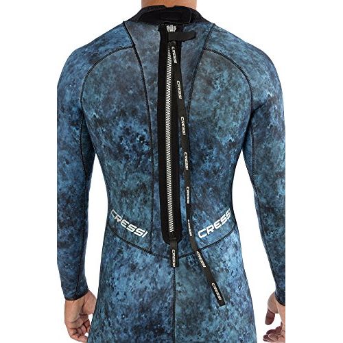 크레시 Cressi Blue Hunter Premium Neoprene 2.5mm Camo Mimetic Spearfishing Freediving Wetsuit