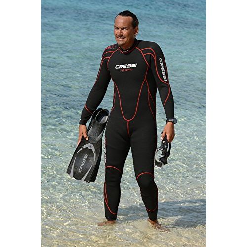 크레시 Full Diving Snorkeling Mens Wetsuit 2.5mm in Premium High Stretch Neoprene | MAYA by Cressi: quality Since 1946