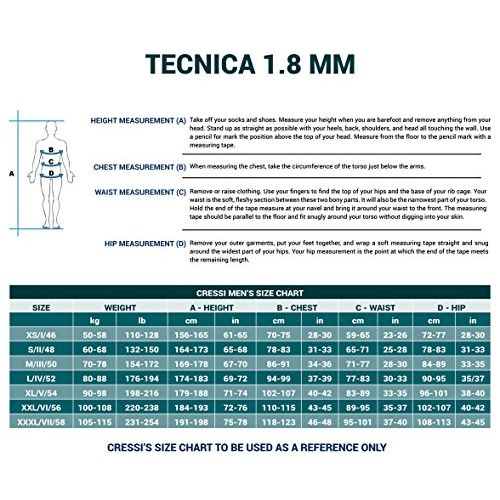 크레시 Cressi Man Spearfishing Premium Camouflage Neoprene Wetsuit | Tecnica: Designed in Italy