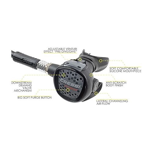 크레시 Travel Patrol Package- Complete with Patrol BCD, MC9/Compact Regulator, Octopus Compact, Donatello Console 2, and Piper Bag