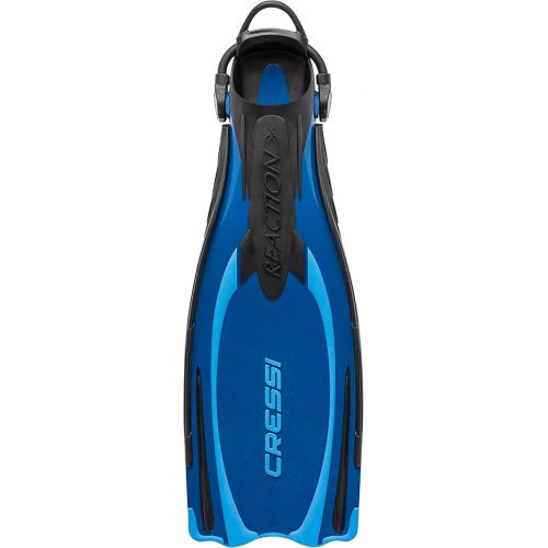 크레시 Scuba Diving Fins - Reactive Open Heel with Bungee Strap - Reaction EBS: made in Italy