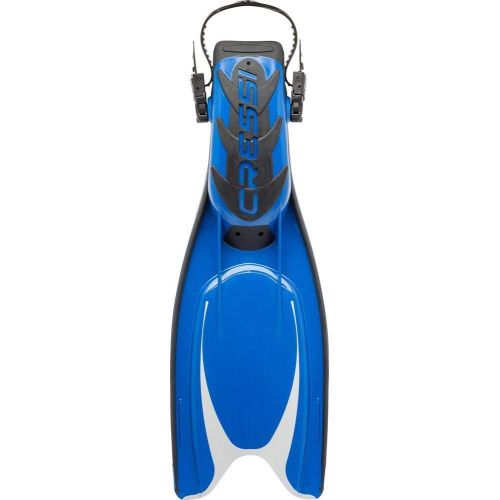 크레시 Cressi Adult Powerful Efficient Open Heel Scuba Diving Fins | Frog Plus: made in Italy